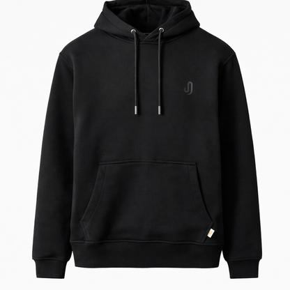 Jakobson Essential Hoodie detail, cotton-blend fabric designed for everyday wear