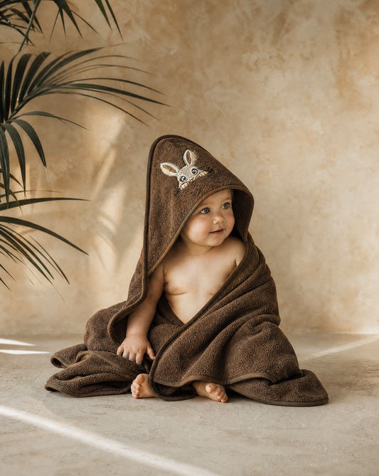 Organic Cotton Hooded Baby Bath Towel – Soft & Gentle